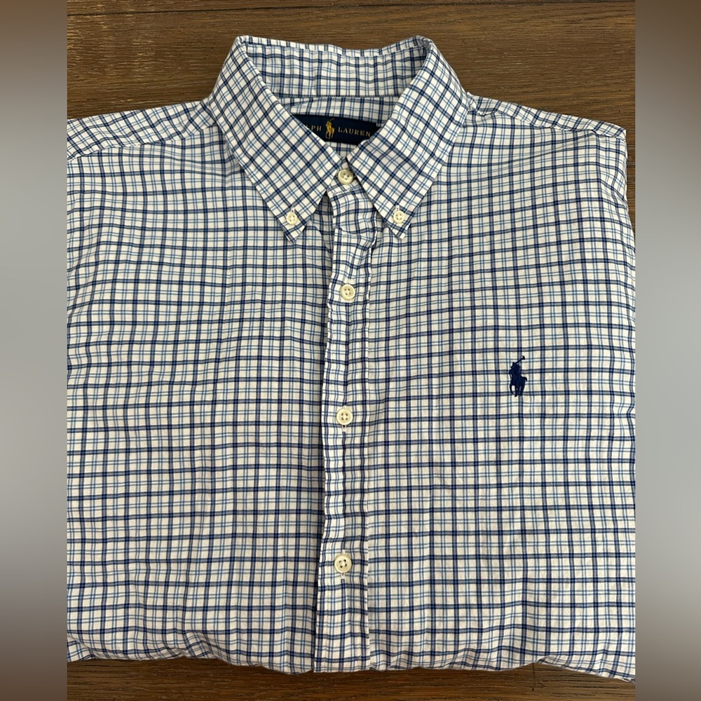 Ralph Lauren Long Sleeve Shirt Size L Great‎ Condition